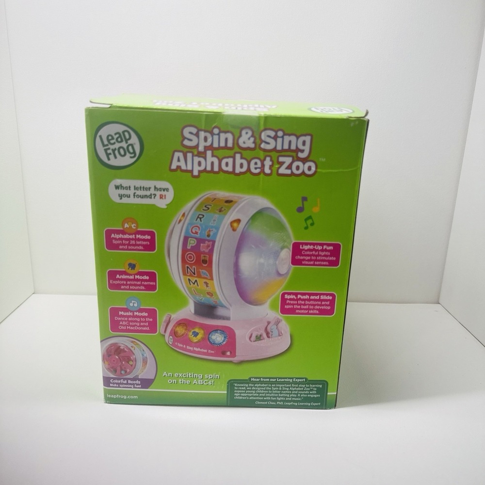 LeapFrog‎ Spin & Sing Alphabet Zoo Electronic Learning Toy